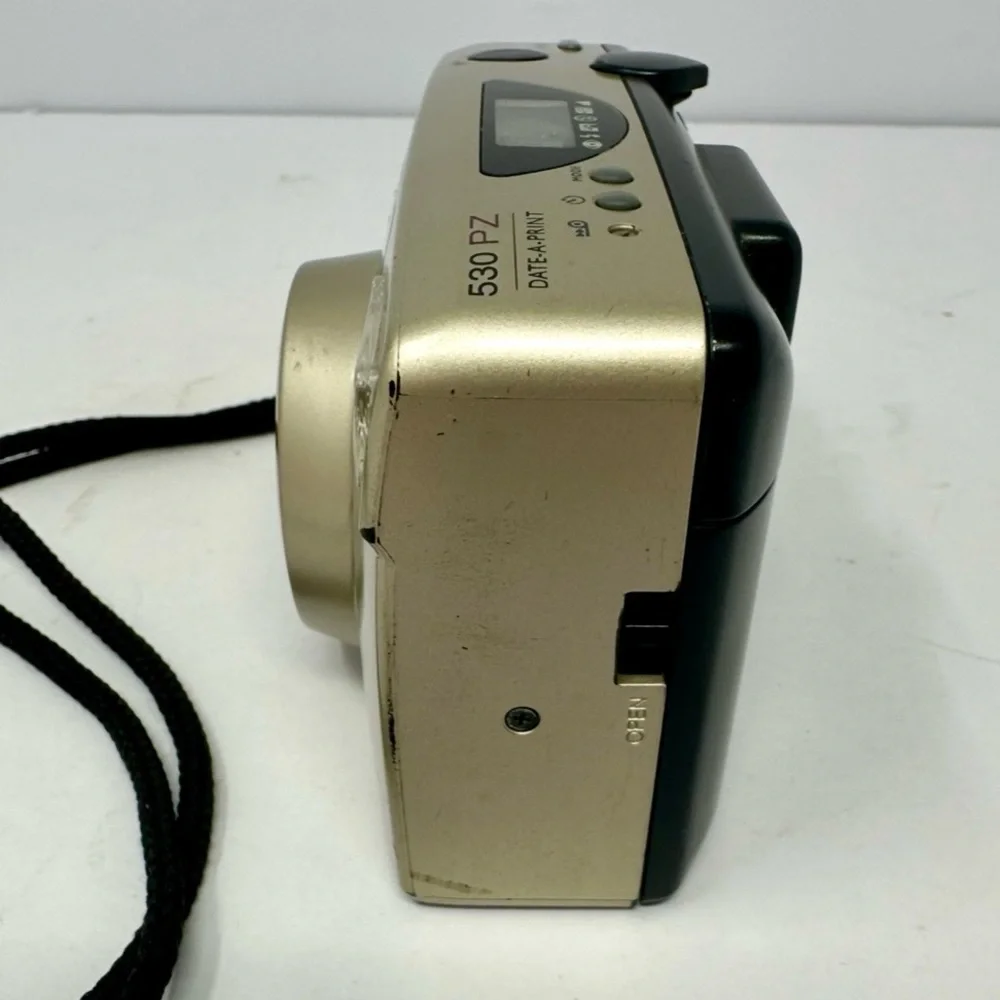 WORKING Vivitar 530 PZ Date-A-Print 38-110mm Zoom 35mm Film Camera A0